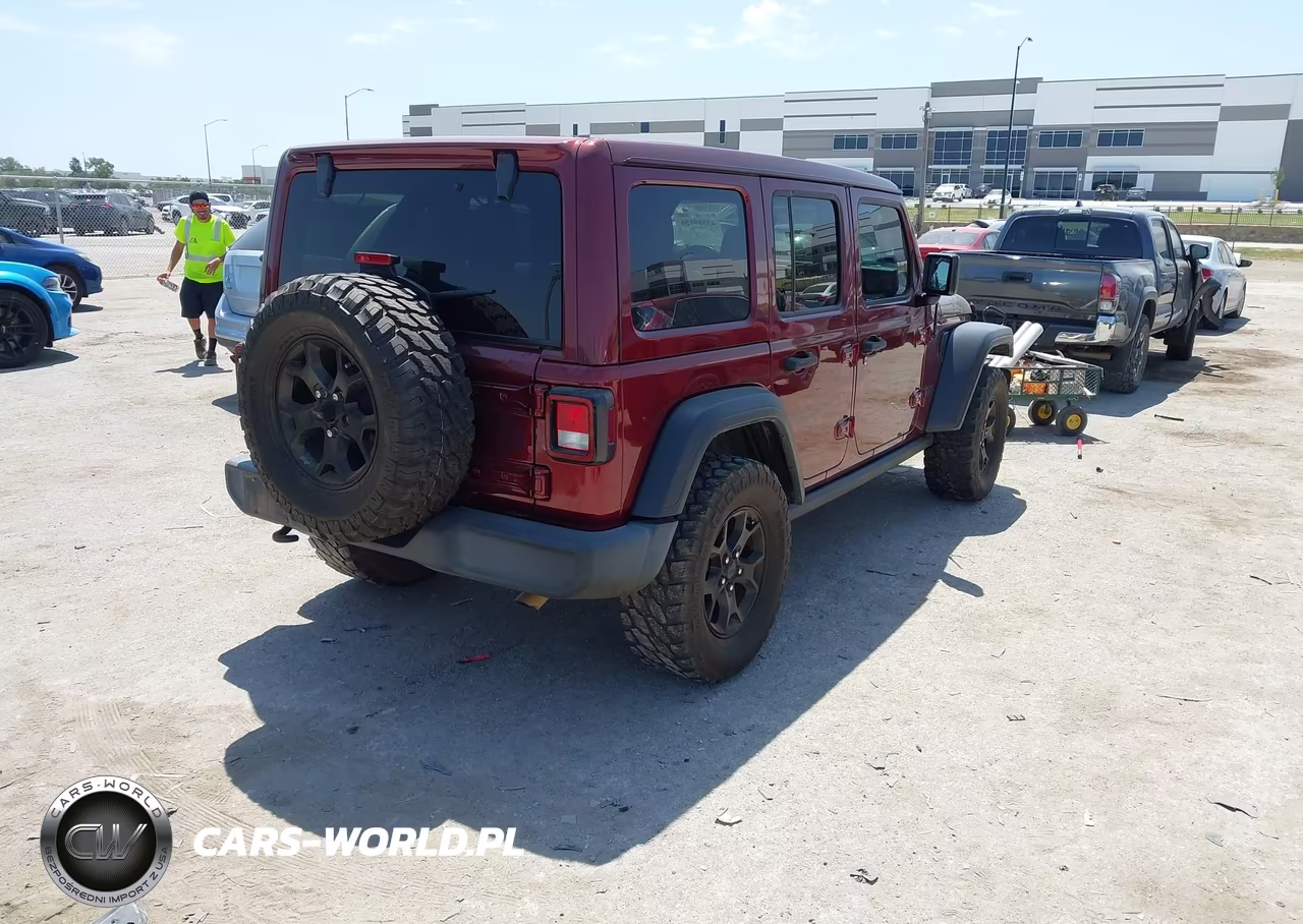 2021 Jeep Wrangler Unlimited Willys 4X4 VIN:1C4HJXDN0MW557587 - 4