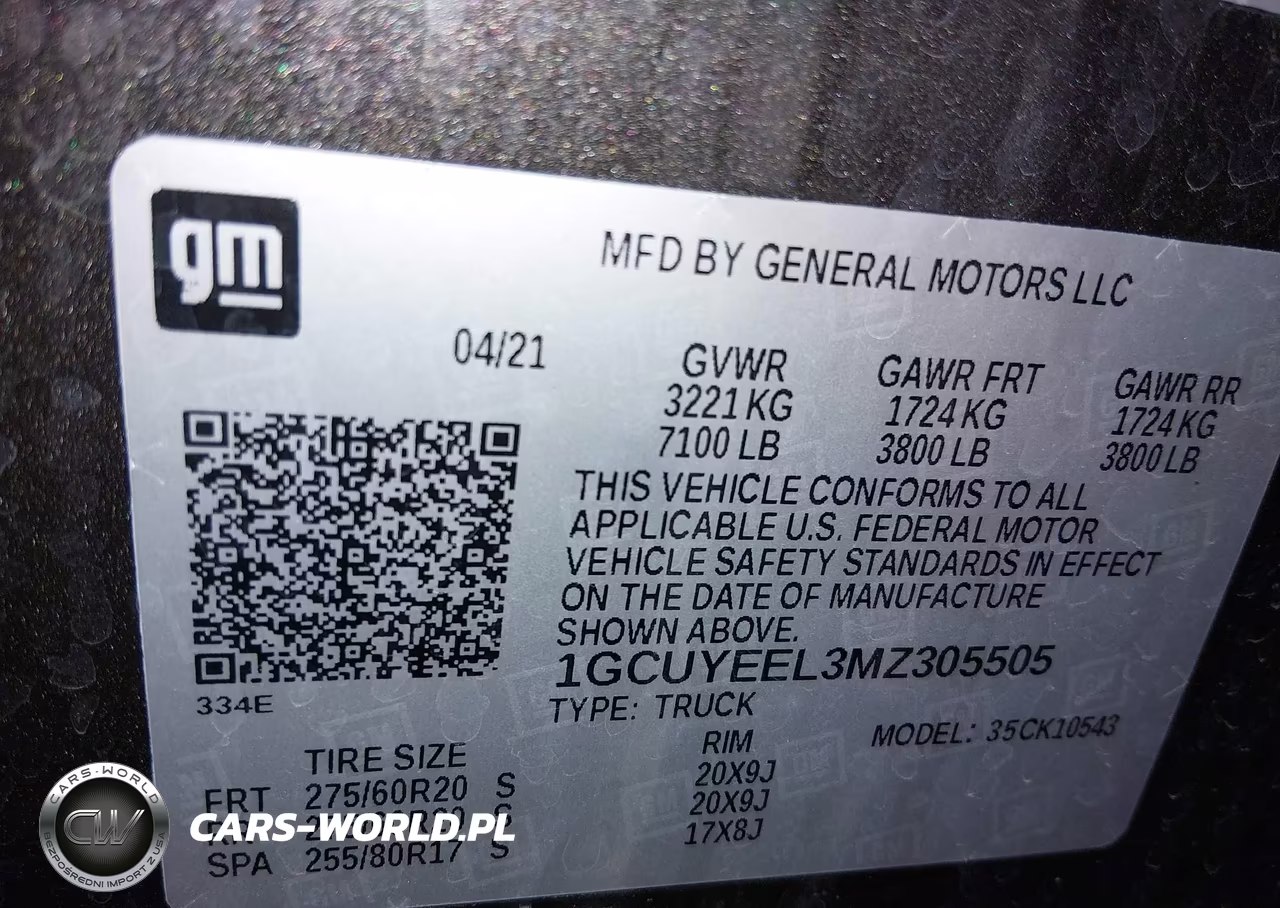 2021 Chevrolet Silverado 1500 4Wd Short Bed Rst VIN:1GCUYEEL3MZ305505 - 9