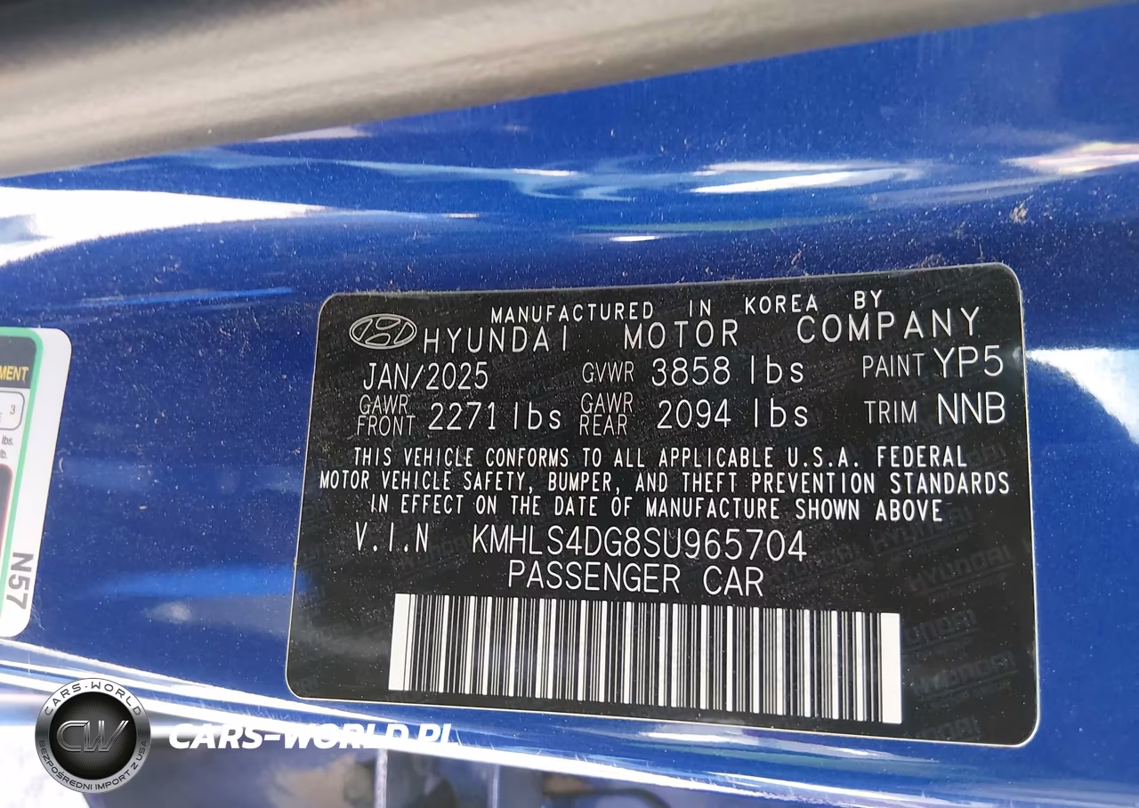 2025 Hyundai Elantra Sel Convenience VIN:KMHLS4DG8SU965704 - 9