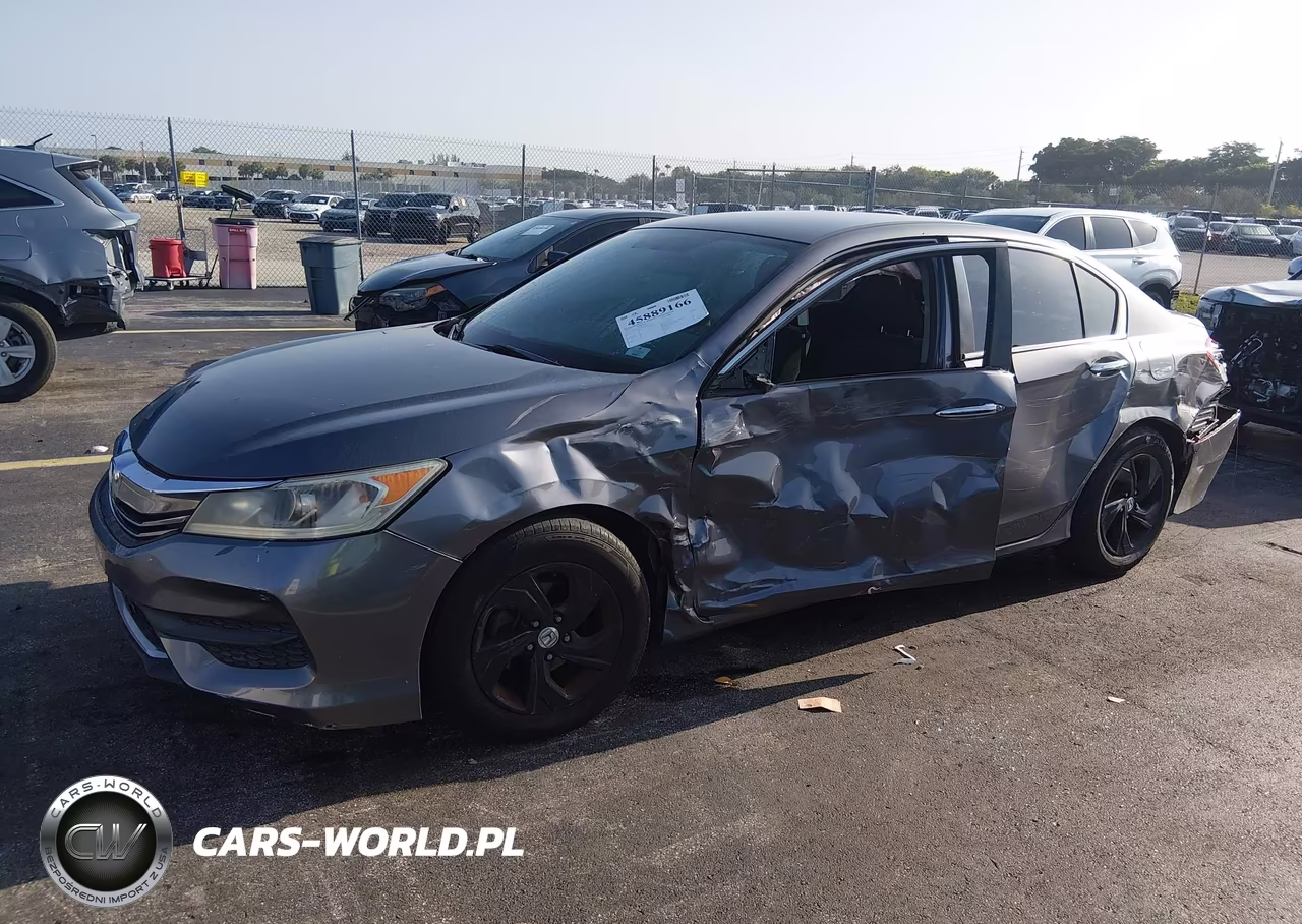 2016 Honda Accord Lx VIN:1HGCR2F35GA044968 - 2
