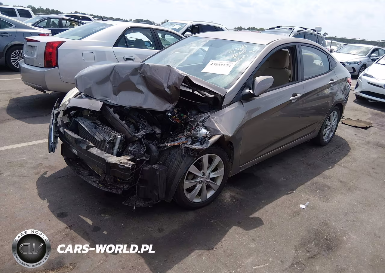 2014 Hyundai Accent Gls VIN:KMHCU4AE1EU757889 - 2