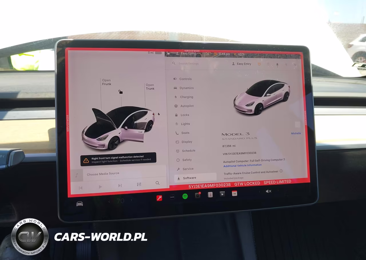 2021 Tesla Model 3 Standard Range Plus Rear-Wheel Drive VIN:5YJ3E1EA9MF030238 - 19