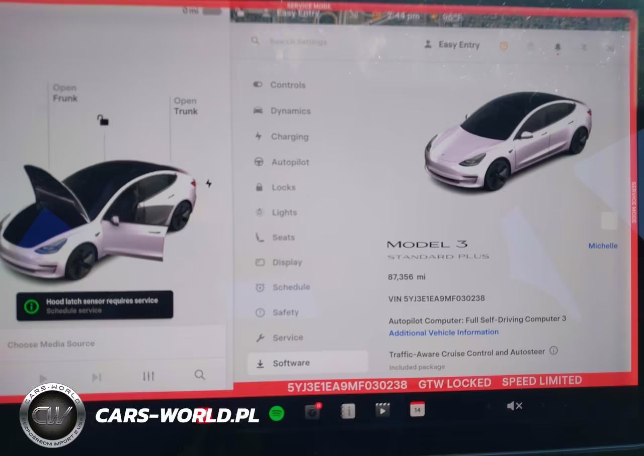 2021 Tesla Model 3 Standard Range Plus Rear-Wheel Drive VIN:5YJ3E1EA9MF030238 - 7