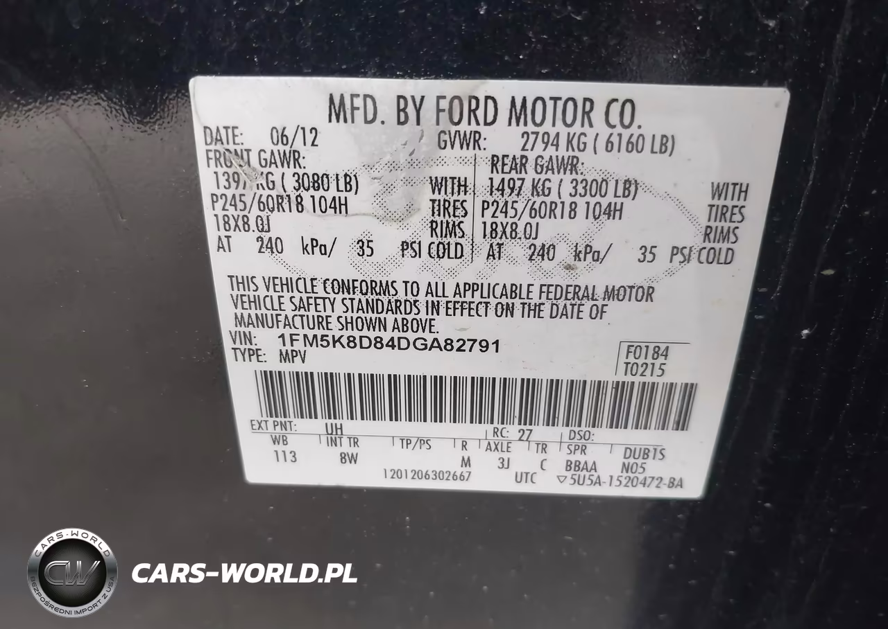 2013 Ford Explorer Xlt VIN:1FM5K8D84DGA82791 - 9