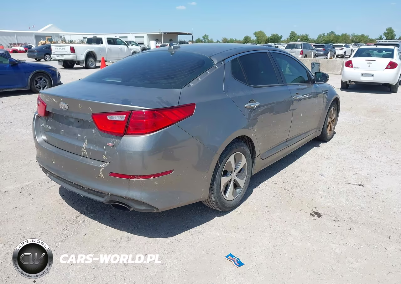 2014 Kia Optima Lx VIN:5XXGM4A77EG277417 - 4
