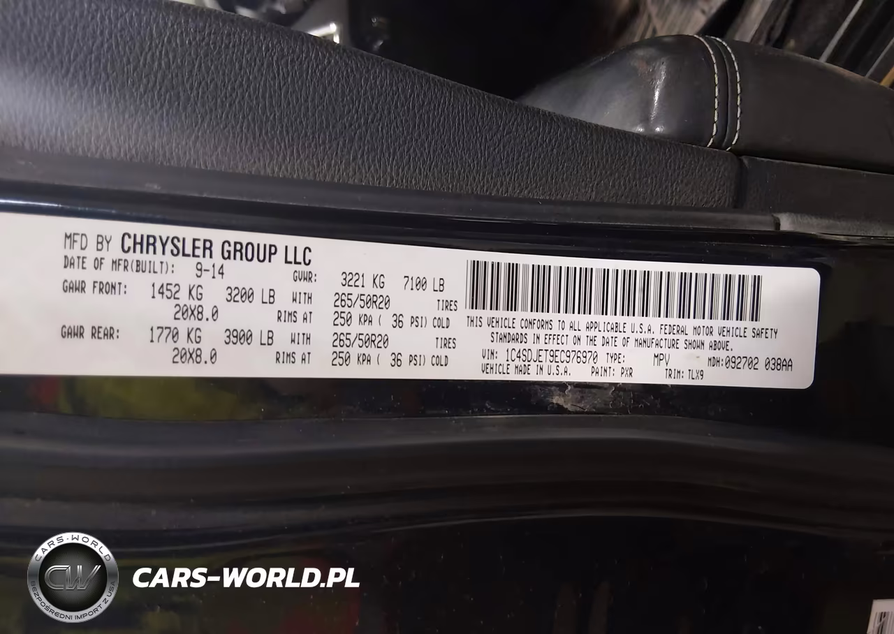 2014 Dodge Durango Citadel VIN:1C4SDJET9EC976970 - 9