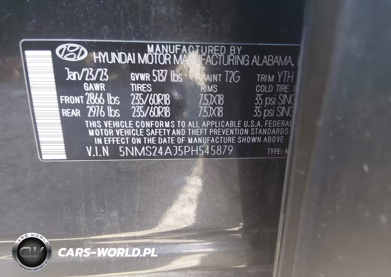 2023 Hyundai Santa Fe Sel VIN:5NMS24AJ5PH545879 - 9