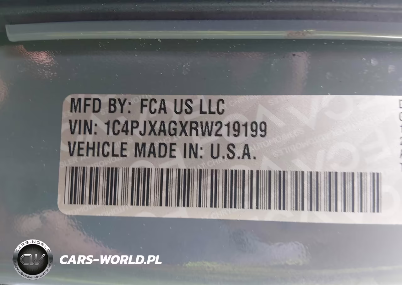 2024 Jeep Wrangler 2-Door Sport S 4X4 VIN:1C4PJXAGXRW219199 - 9