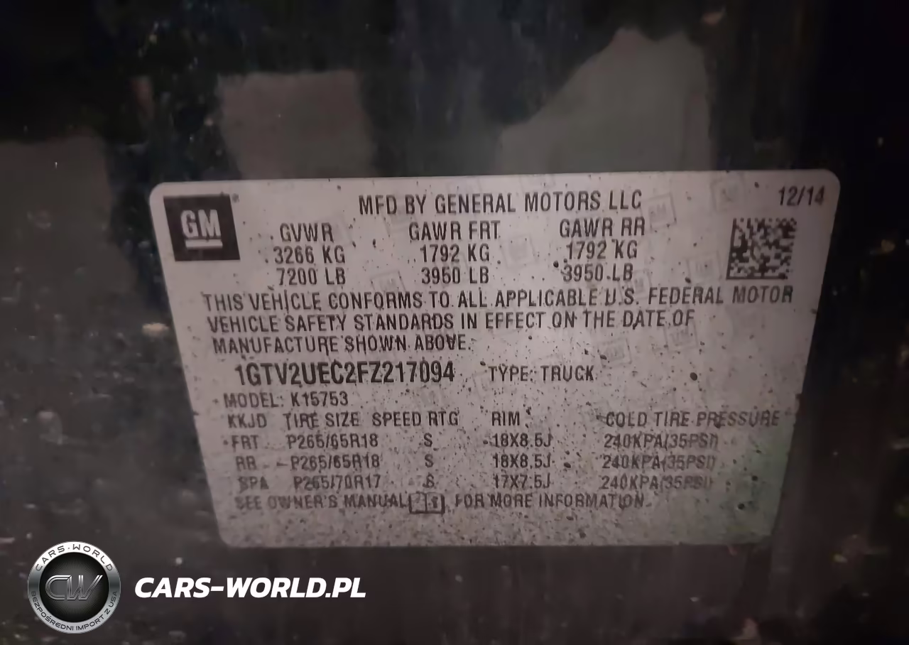 2015 GMC Sierra 1500 Sle VIN:1GTV2UEC2FZ217094 - 9