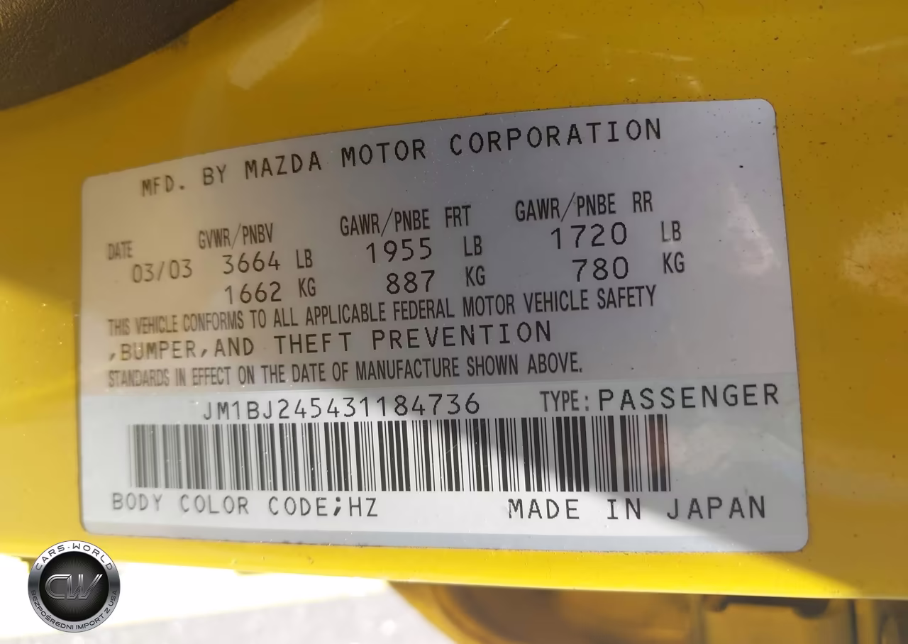 2003 Mazda Protege5 VIN:JM1BJ245431184736 - 9
