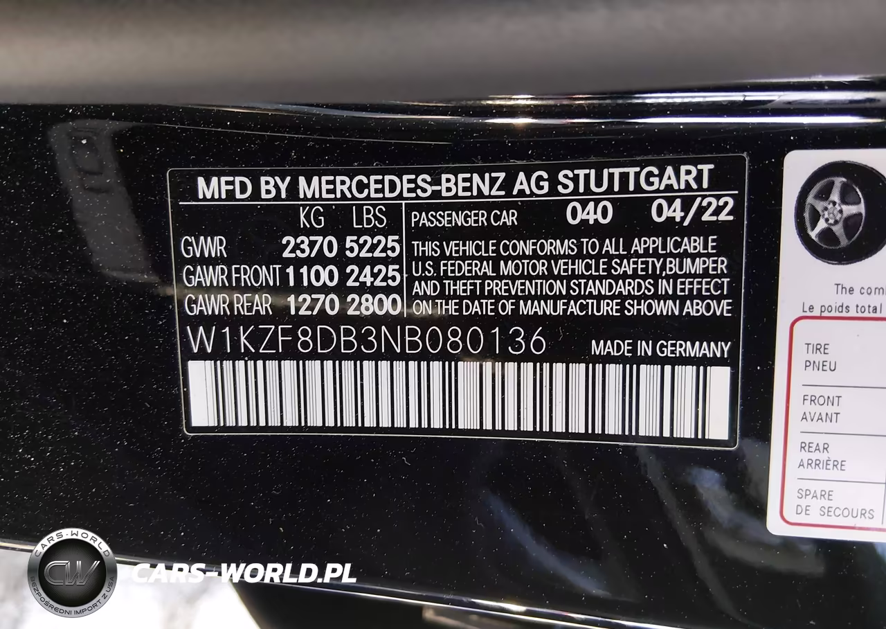 2022 Mercedes-Benz E 350 VIN:W1KZF8DB3NB080136 - 9