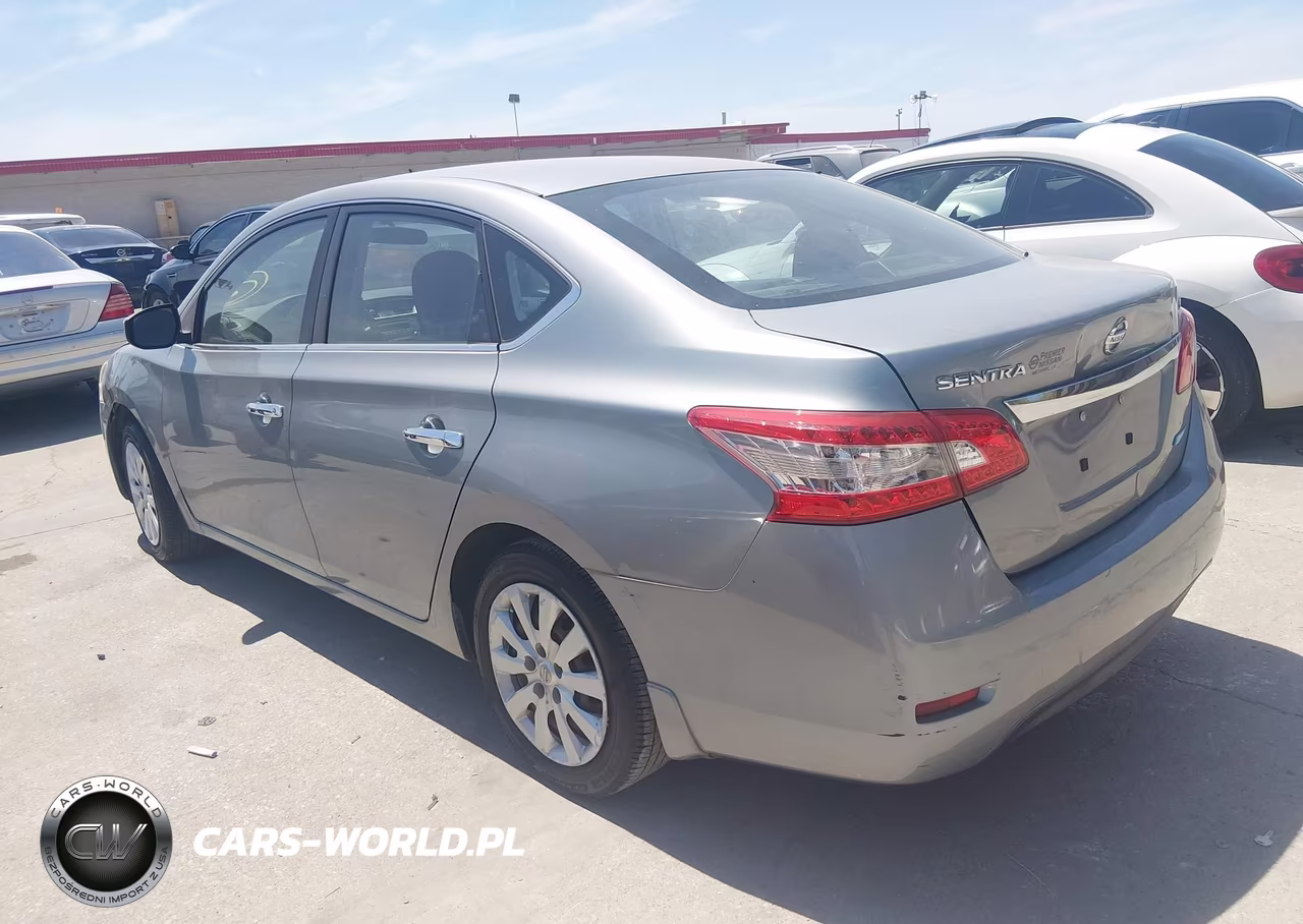 2013 Nissan Sentra Sv VIN:3N1AB7AP8DL797354 - 3
