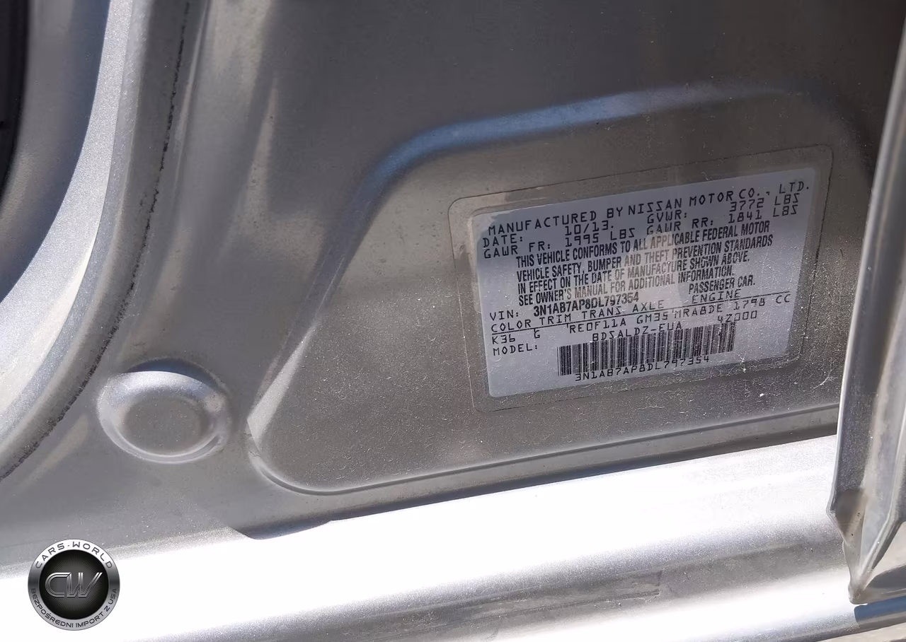 2013 Nissan Sentra Sv VIN:3N1AB7AP8DL797354 - 9