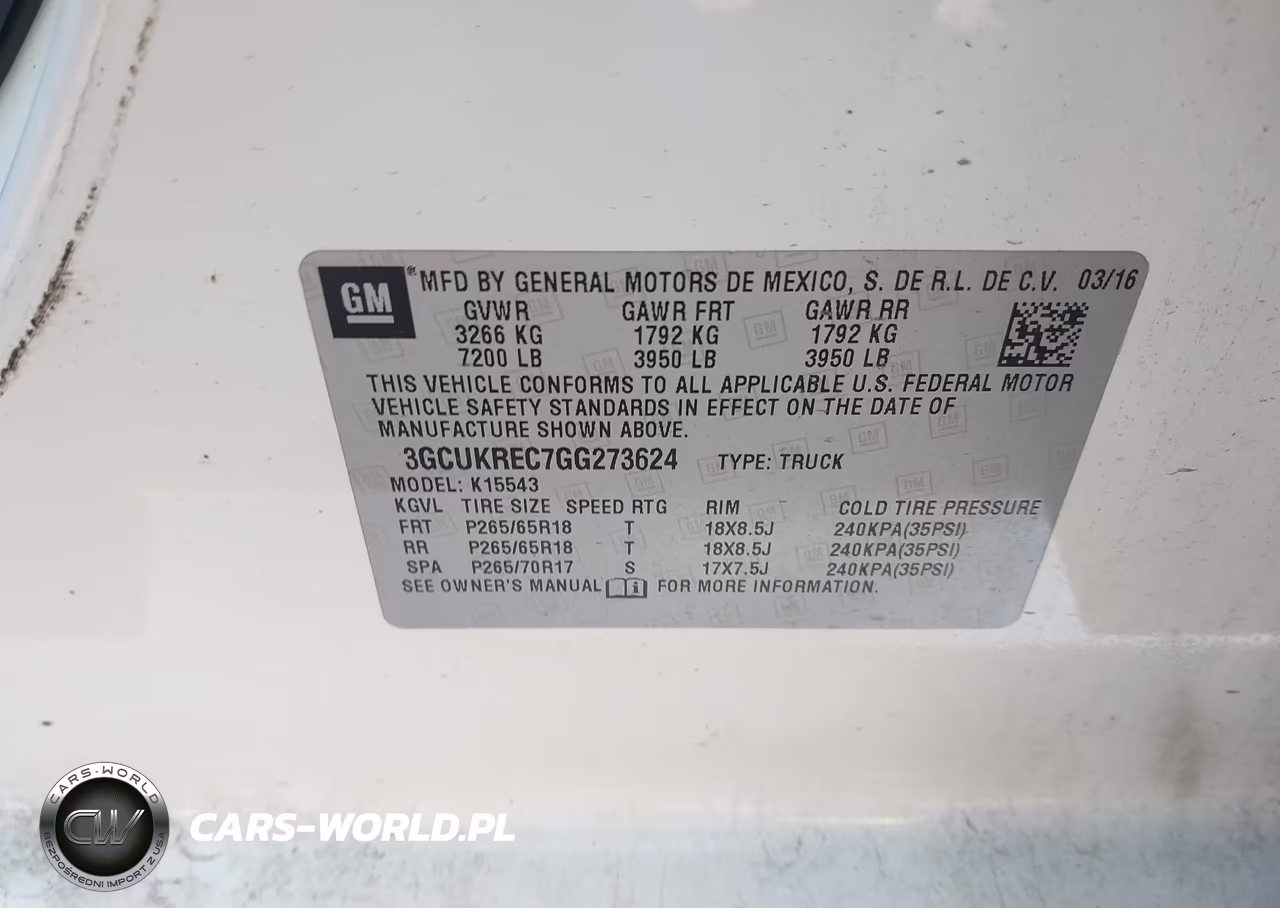 2016 Chevrolet Silverado 1500 Lt VIN:3GCUKREC7GG273624 - 9
