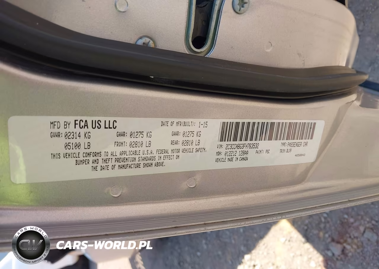 2015 Chrysler 300 300S VIN:2C3CCABG3FH763532 - 9