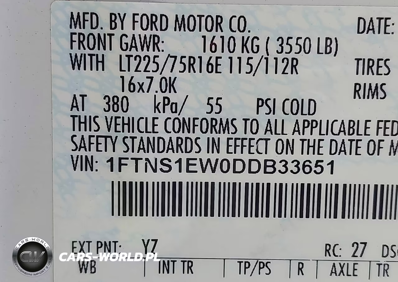 2013 Ford E-150 Commercial VIN:1FTNS1EW0DDB33651 - 9