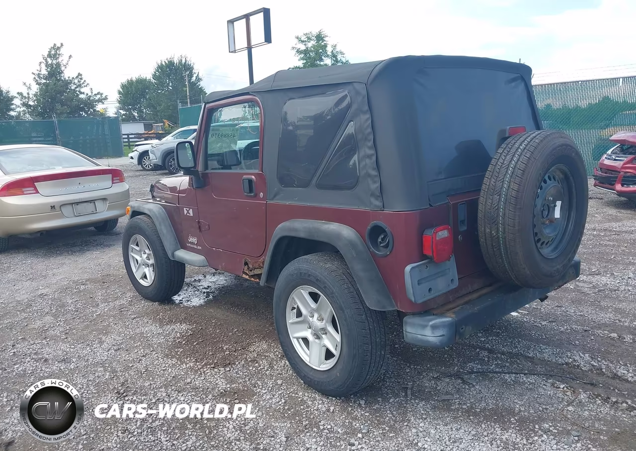 2004 Jeep Wrangler X VIN:1J4FA39SX4P709636 - 3