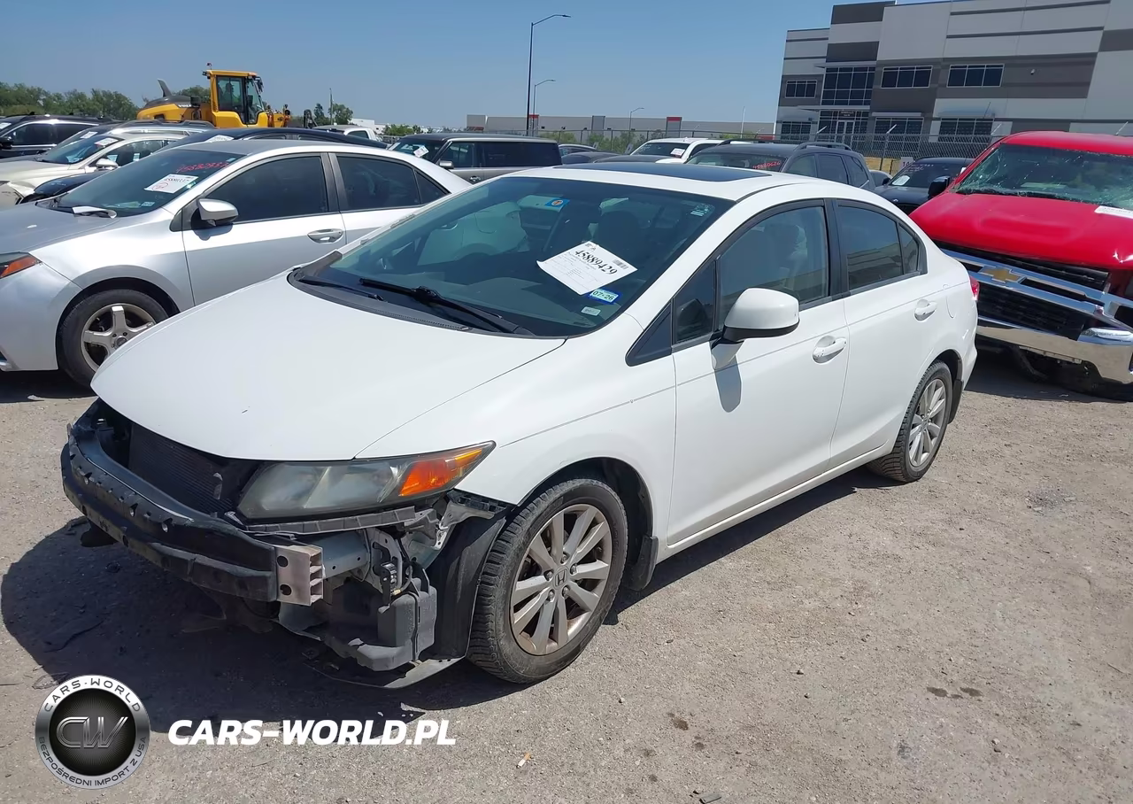 2012 Honda Civic Ex VIN:19XFB2F87CE009674 - 2