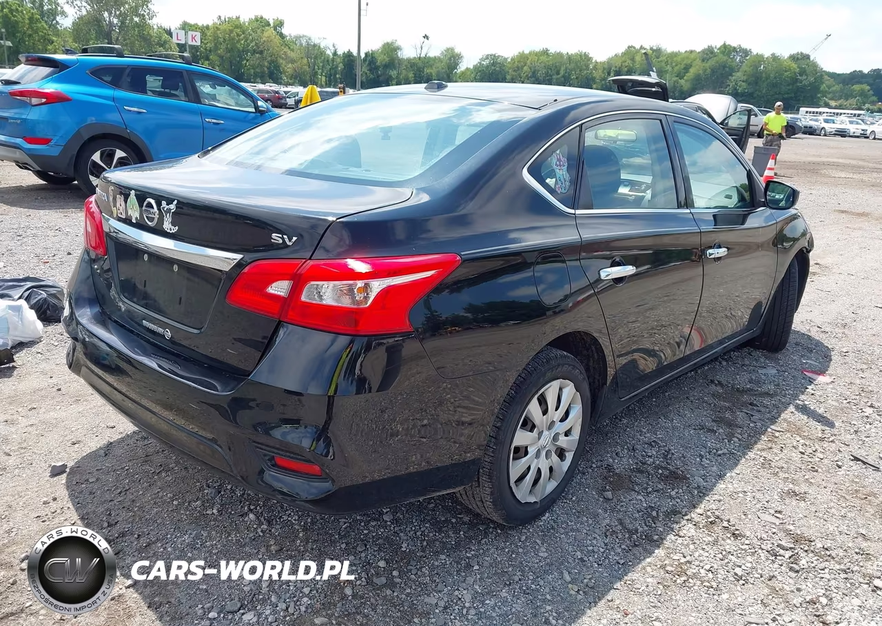 2017 Nissan Sentra Sv VIN:3N1AB7AP1HY340667 - 4