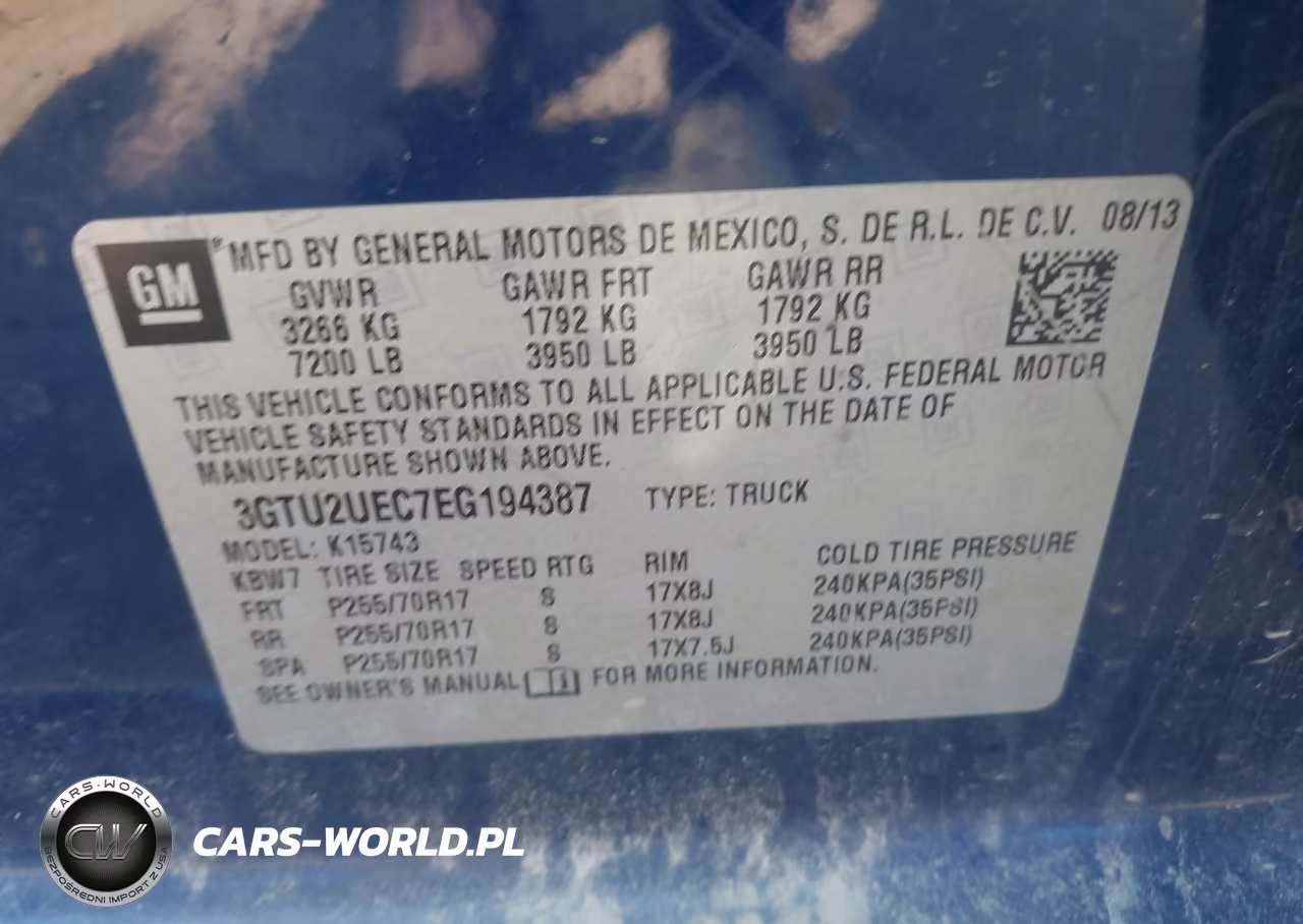 2014 GMC Sierra 1500 Sle VIN:3GTU2UEC7EG194387 - 9