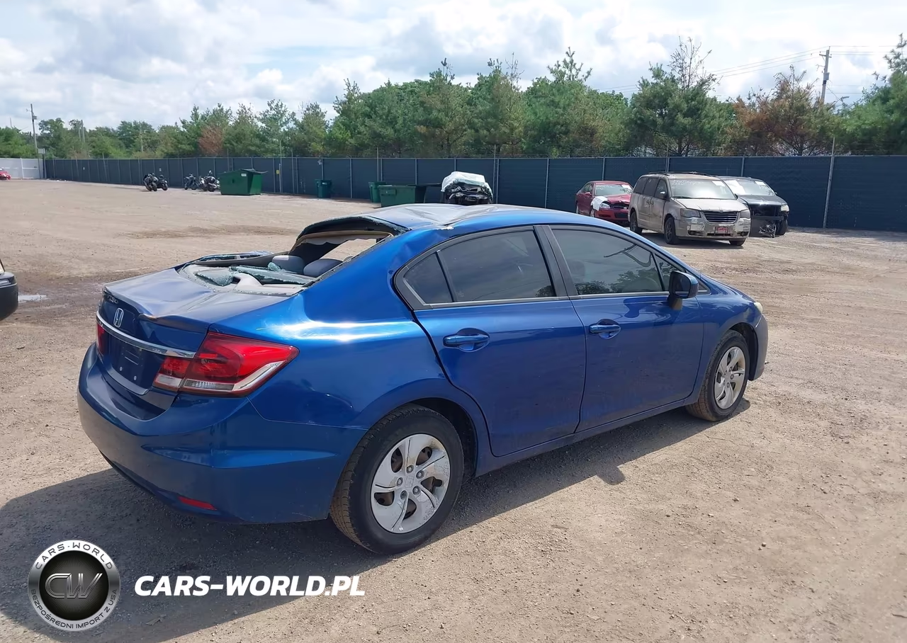 2014 Honda Civic Lx VIN:19XFB2F52EE048228 - 4