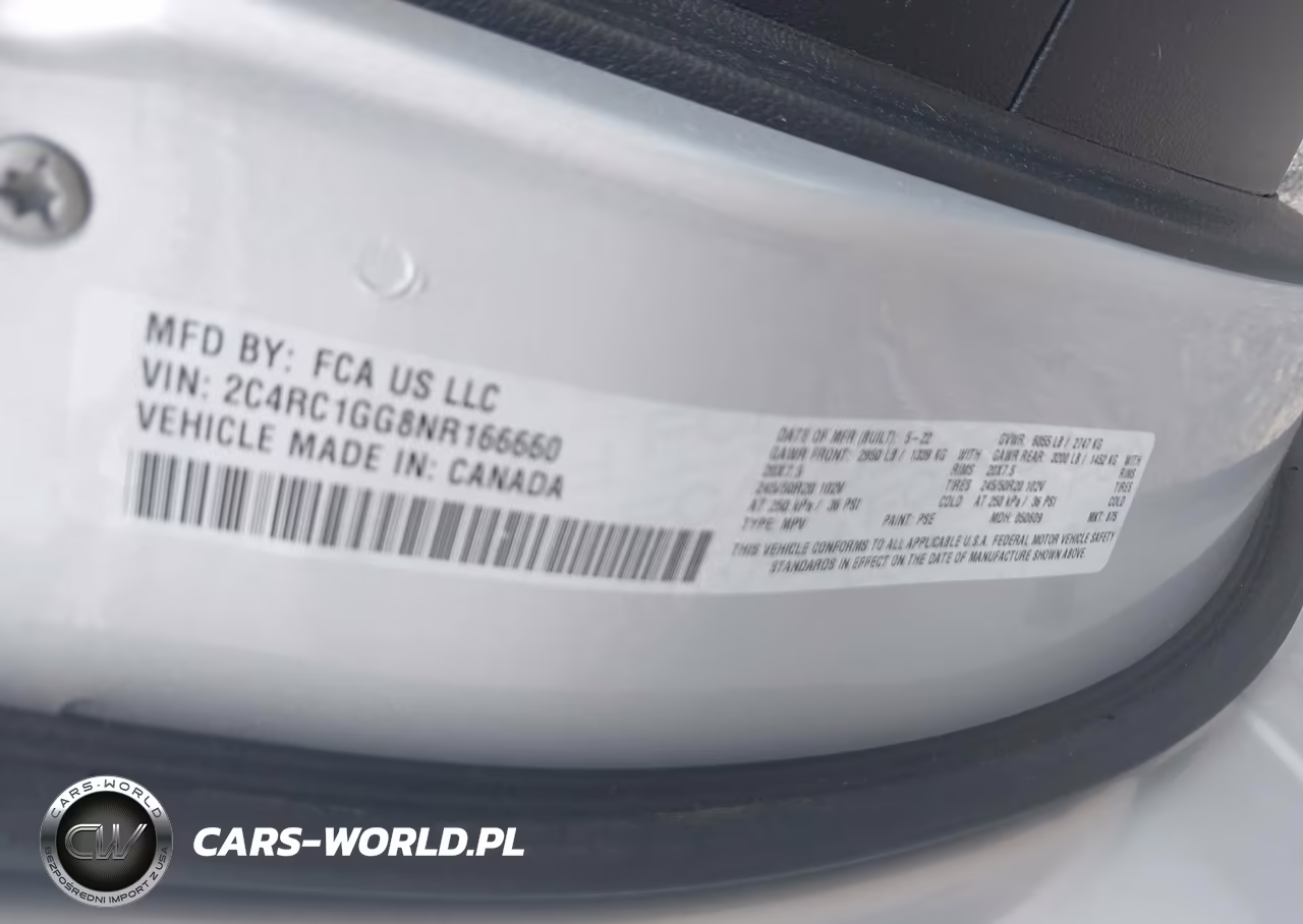 2022 Chrysler Pacifica Limited VIN:2C4RC1GG8NR166660 - 9