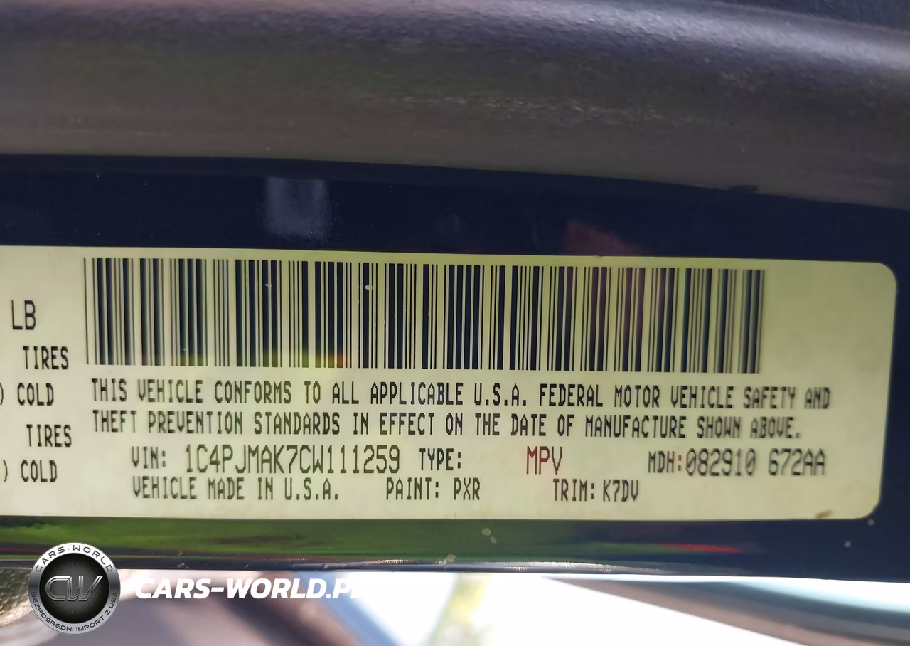 2012 Jeep Liberty Sport VIN:1C4PJMAK7CW111259 - 9