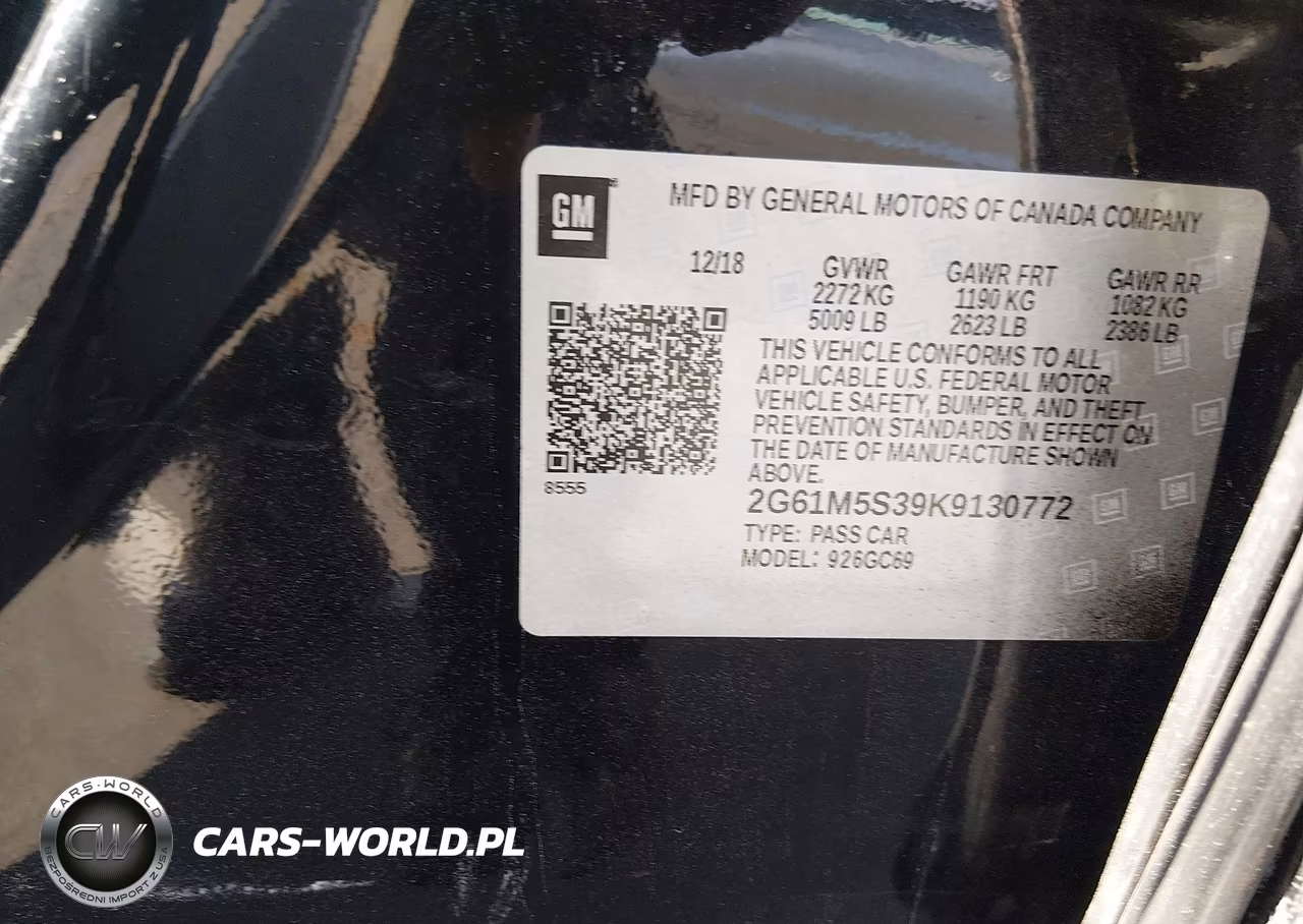 2019 Cadillac Xts Luxury VIN:2G61M5S39K9130772 - 9