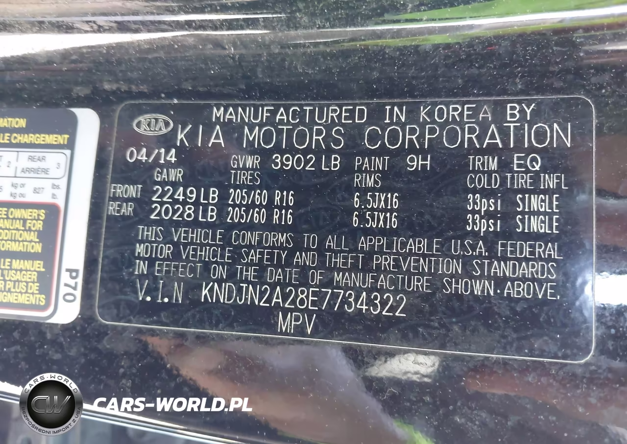 2014 Kia Soul VIN:KNDJN2A28E7734322 - 9