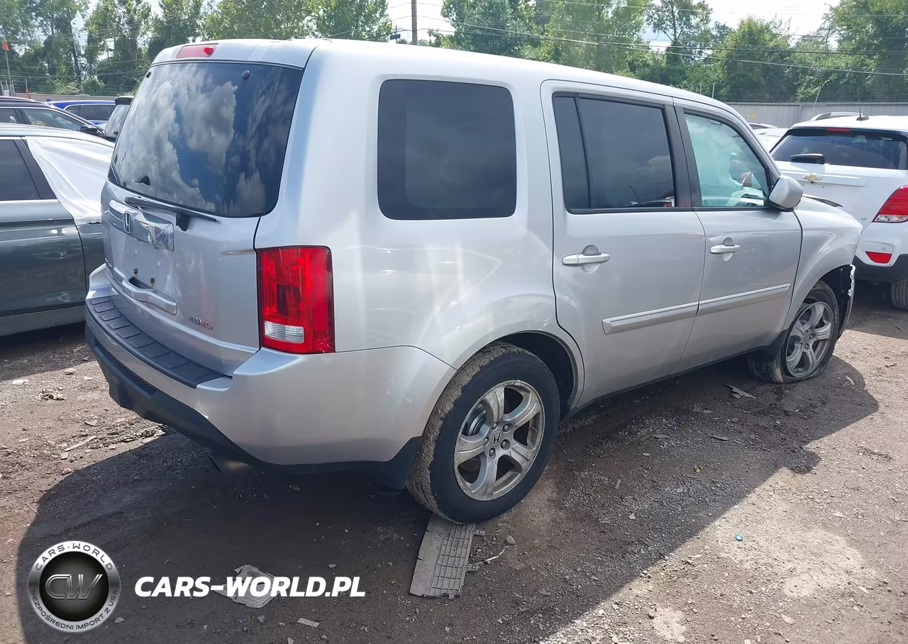 2014 Honda Pilot Ex-L VIN:5FNYF4H53EB053180 - 4