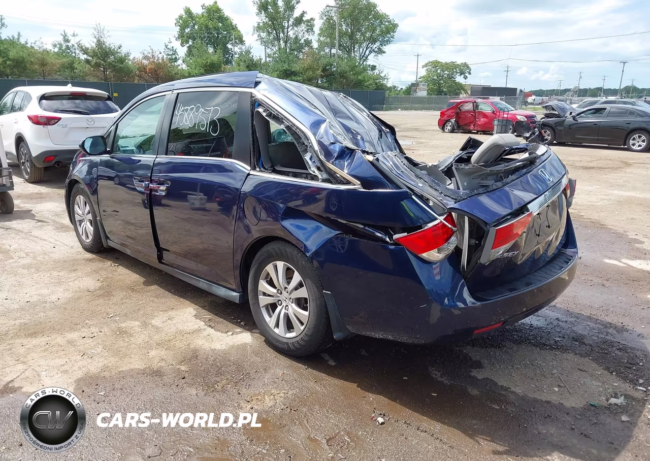 2015 Honda Odyssey Ex-L VIN:5FNRL5H63FB090193 - 3