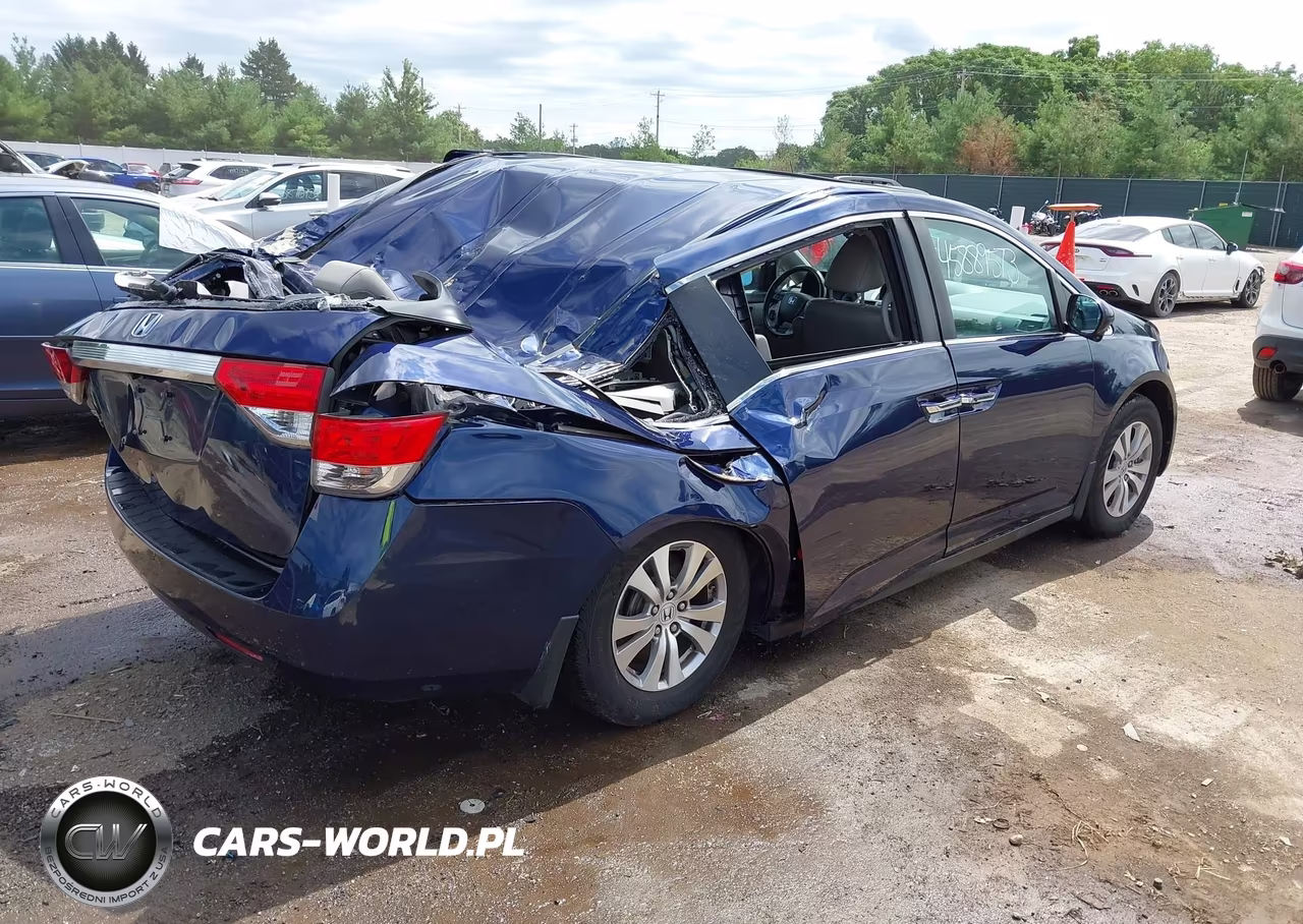 2015 Honda Odyssey Ex-L VIN:5FNRL5H63FB090193 - 4