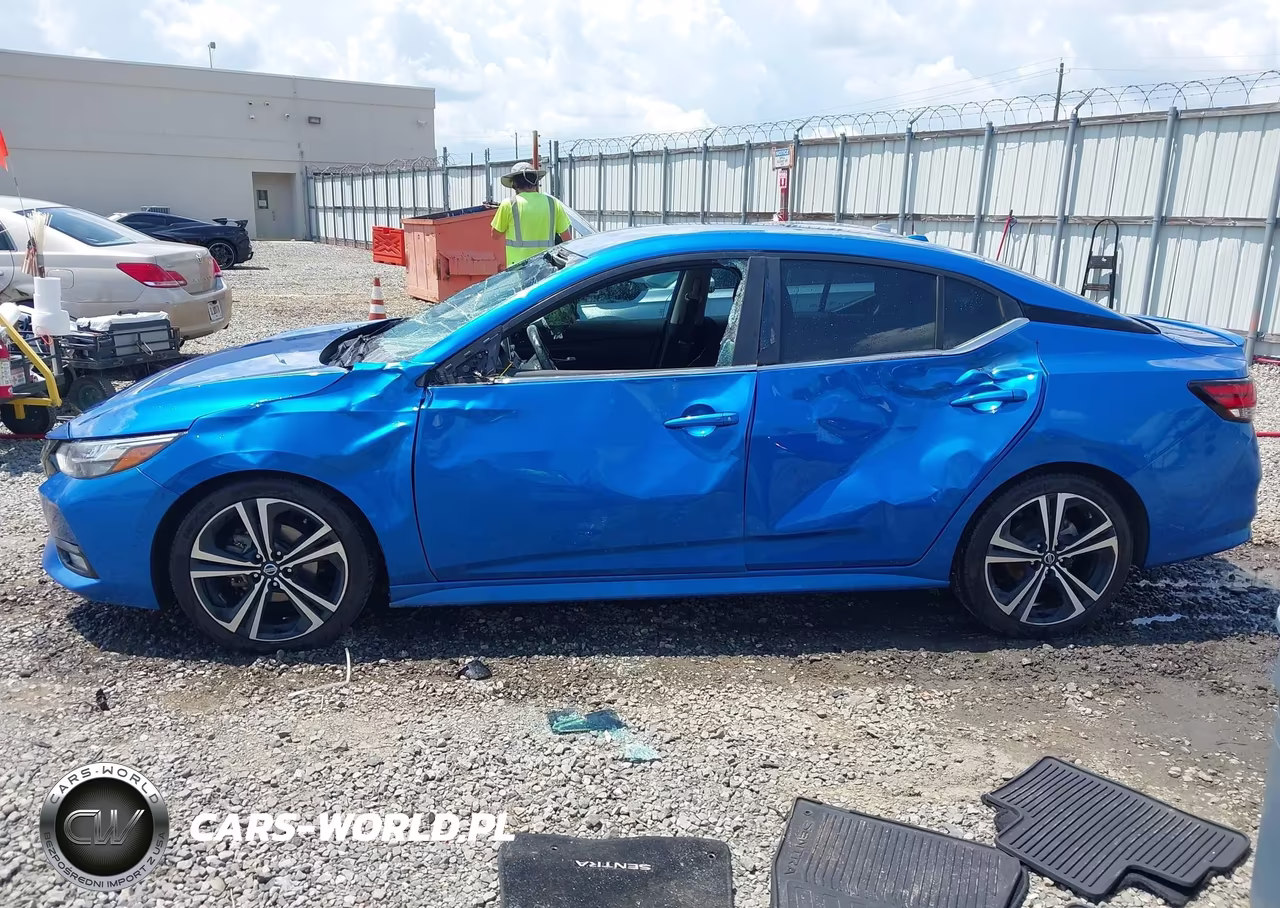 2022 Nissan Sentra Sr Xtronic Cvt VIN:3N1AB8DV1NY286122 - 14