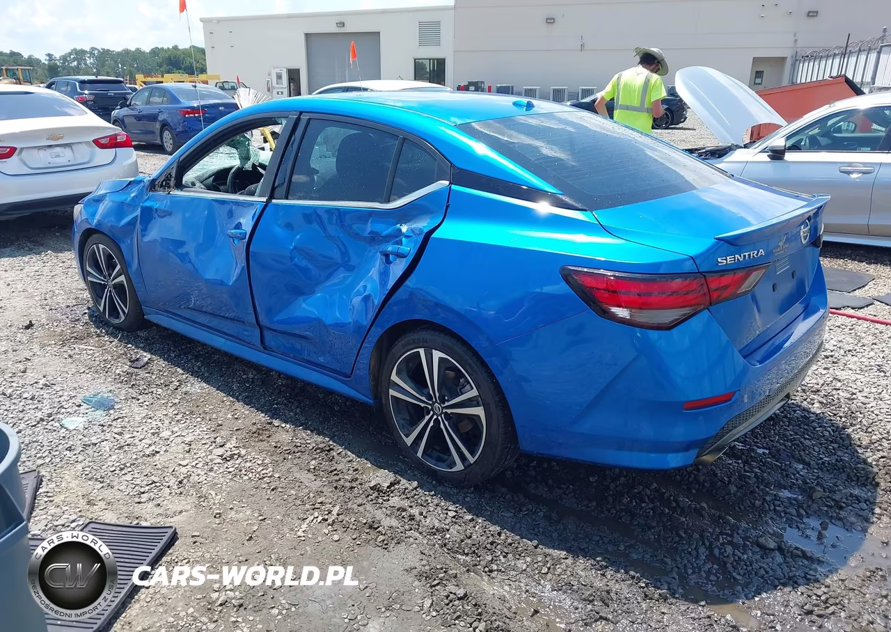2022 Nissan Sentra Sr Xtronic Cvt VIN:3N1AB8DV1NY286122 - 3