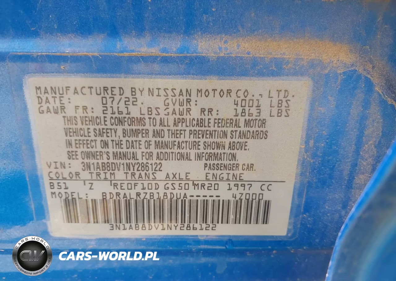2022 Nissan Sentra Sr Xtronic Cvt VIN:3N1AB8DV1NY286122 - 9