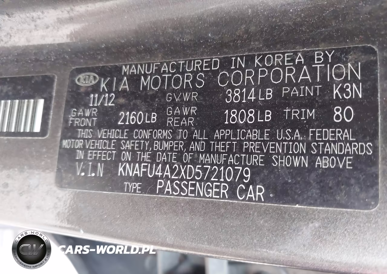 2013 Kia Forte Ex VIN:KNAFU4A2XD5721079 - 9