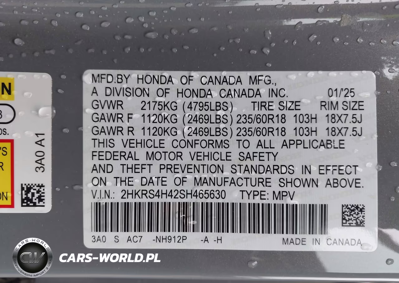 2025 Honda Cr-V Ex Awd VIN:2HKRS4H42SH465630 - 9