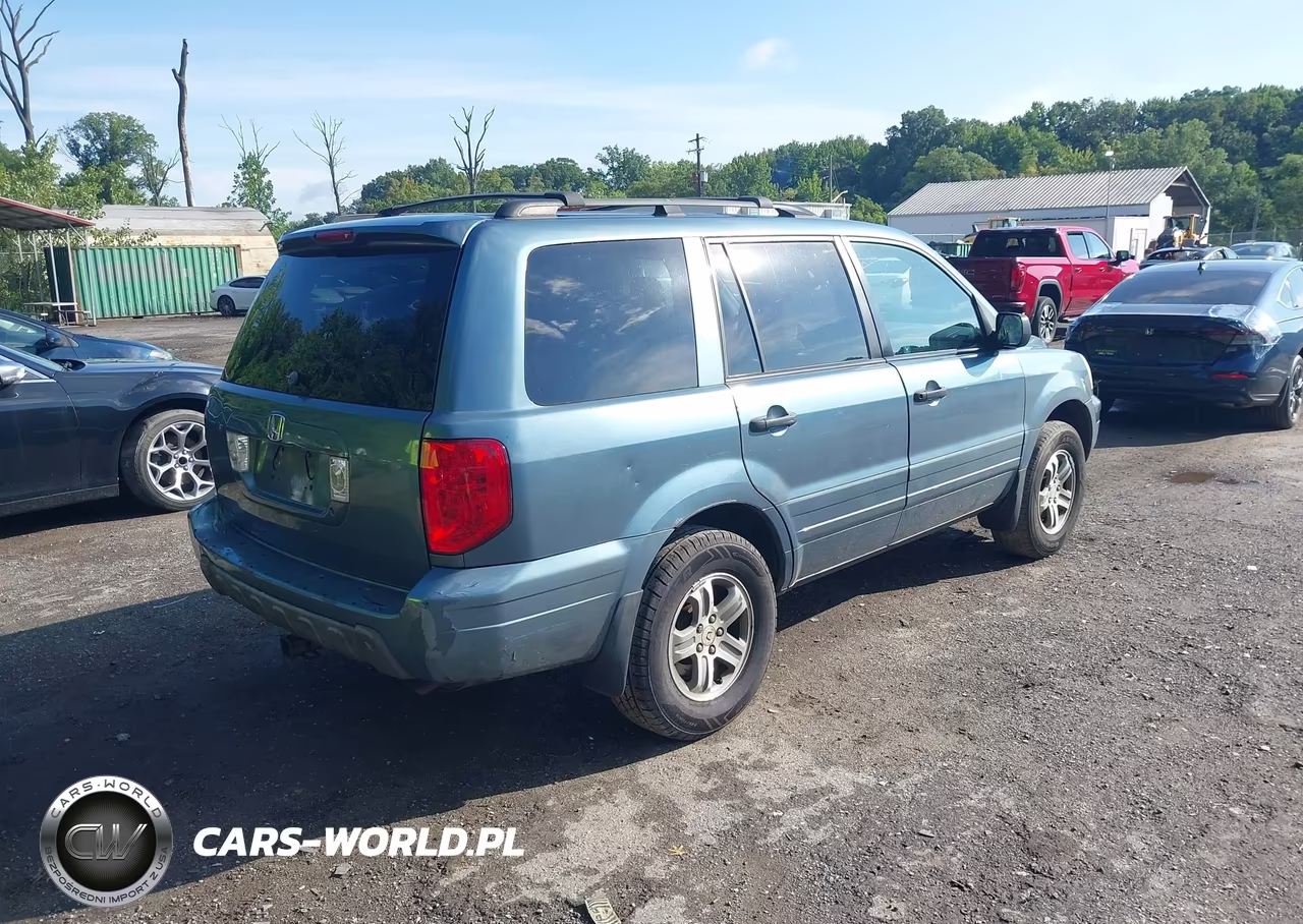 2005 Honda Pilot Ex VIN:5FNYF18445B025975 - 4
