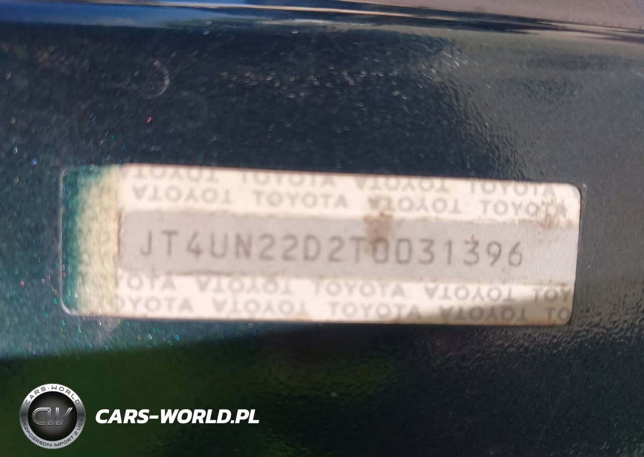 1996 Toyota T100 Xtracab VIN:JT4UN22D2T0031396 - 8