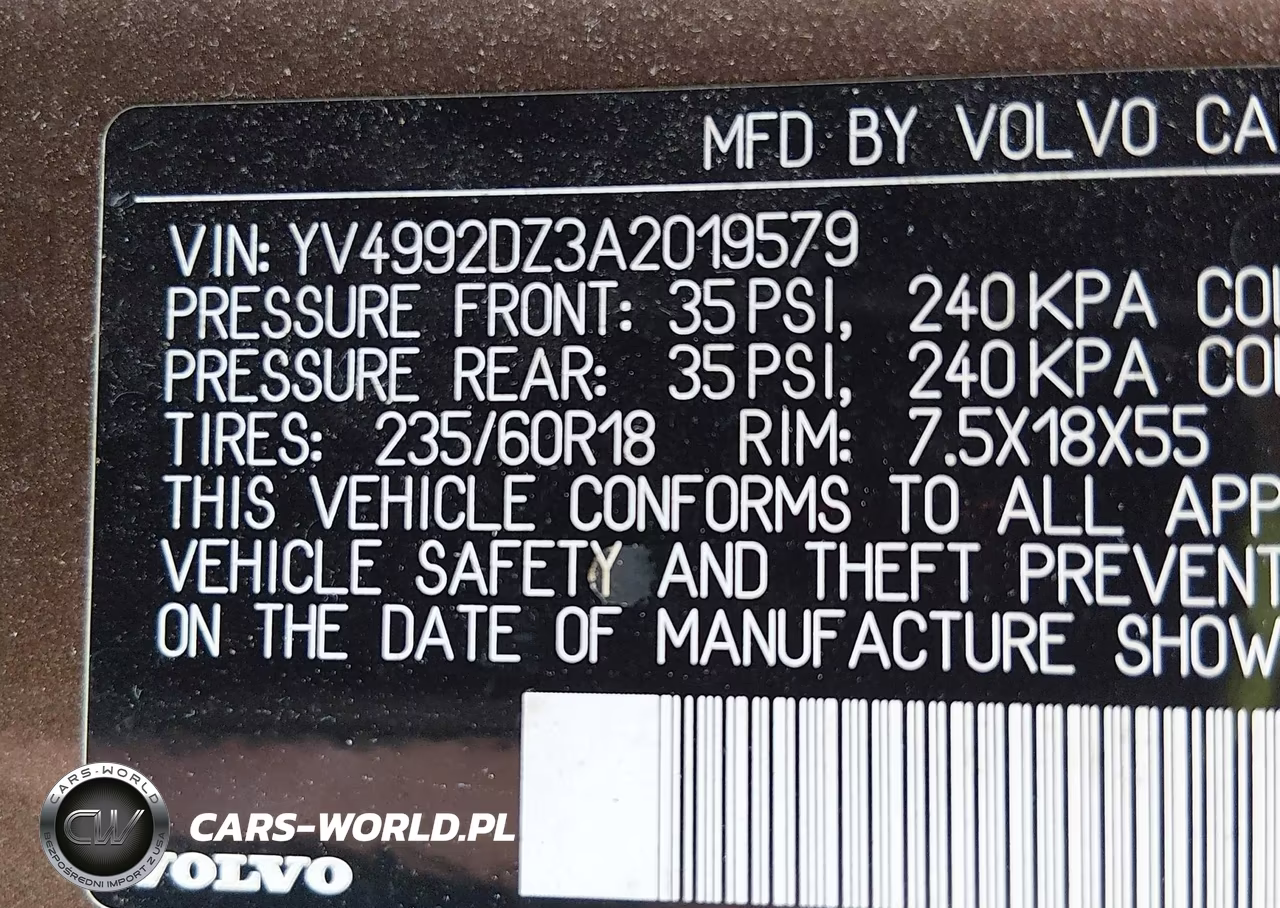 2010 Volvo Xc60 T6-T6 R-Design VIN:YV4992DZ3A2019579 - 9