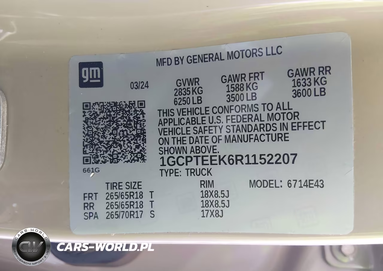 2024 Chevrolet Colorado 4Wd Trail Boss VIN:1GCPTEEK6R1152207 - 9