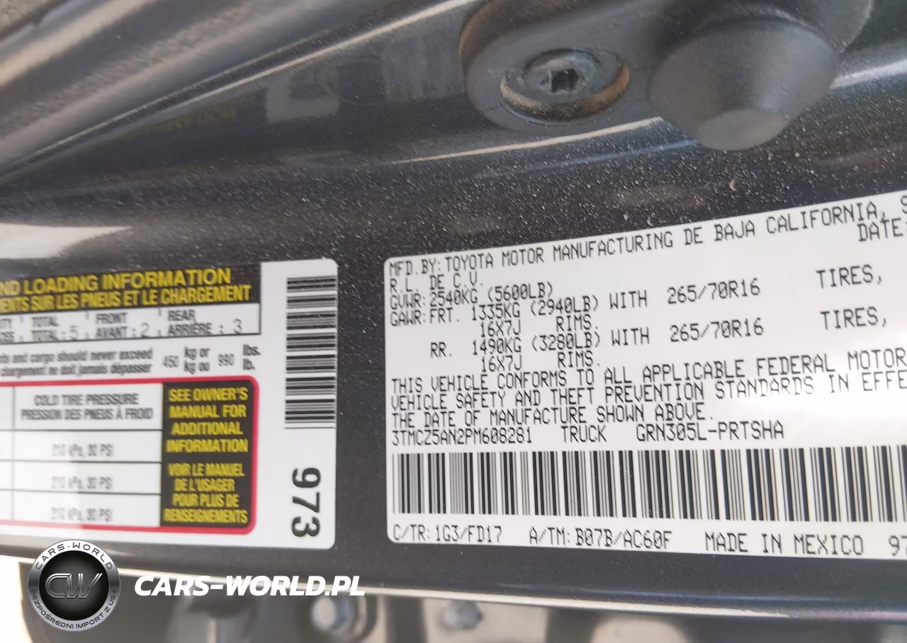2023 Toyota Tacoma Trd Off Road VIN:3TMCZ5AN2PM608281 - 9