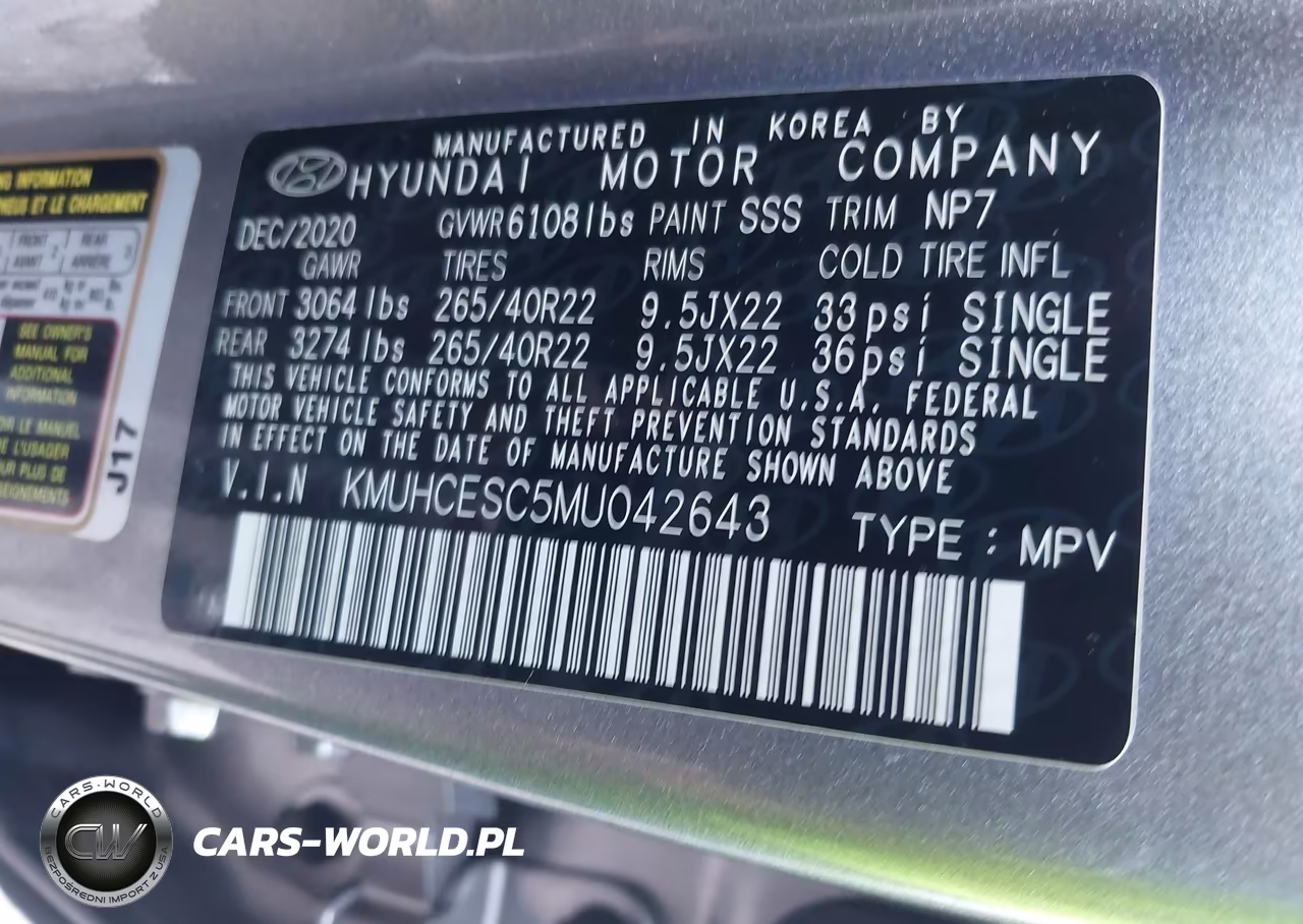 2021 Genesis Gv80 3.5T Awd VIN:KMUHCESC5MU042643 - 9