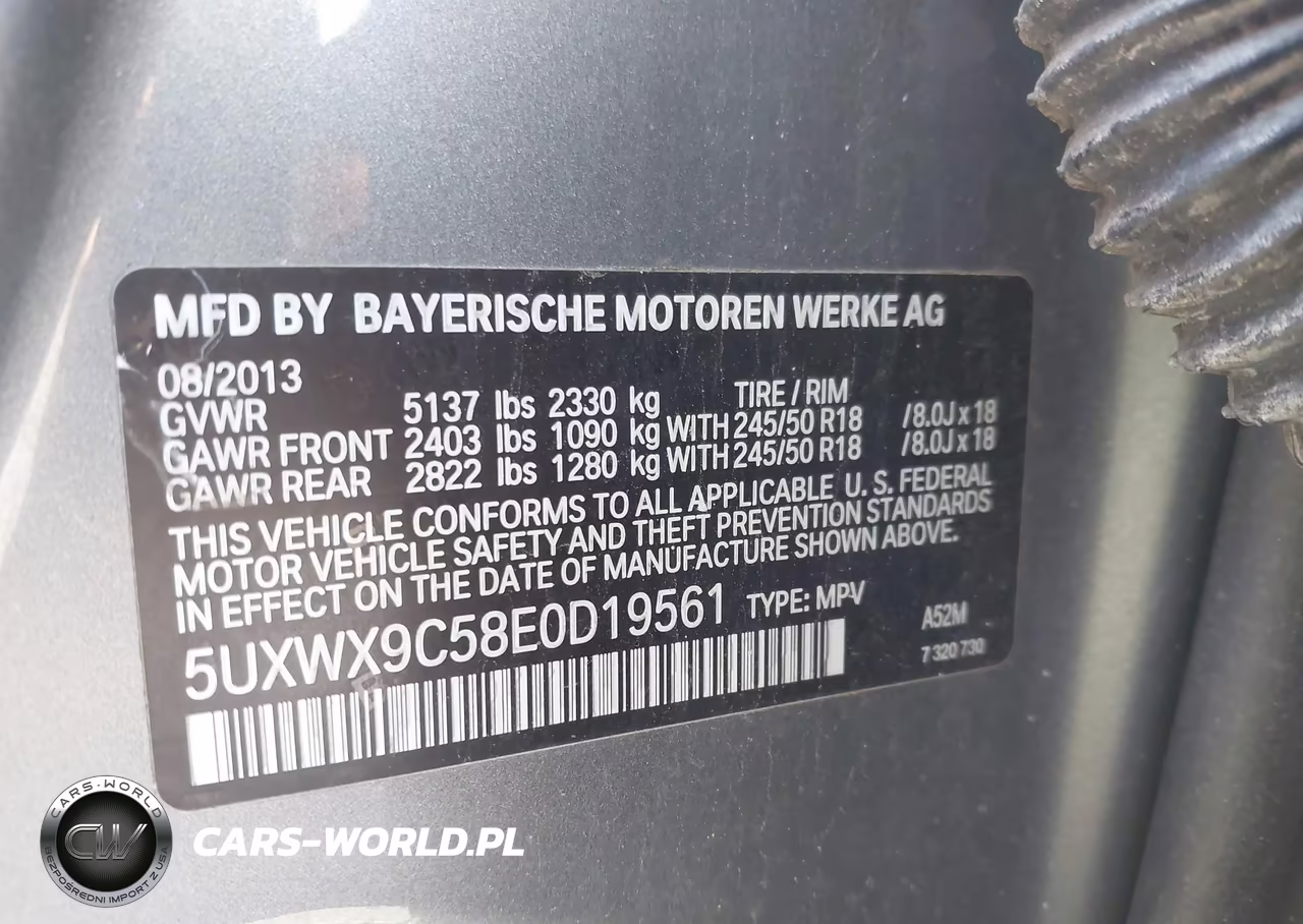 2014 BMW X3 xDrive28I VIN:5UXWX9C58E0D19561 - 9