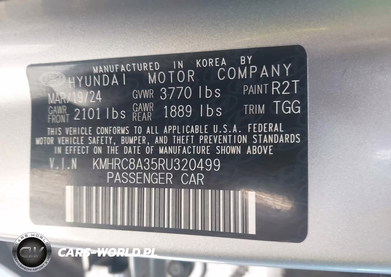 2024 Hyundai Venue Sel VIN:KMHRC8A35RU320499 - 9