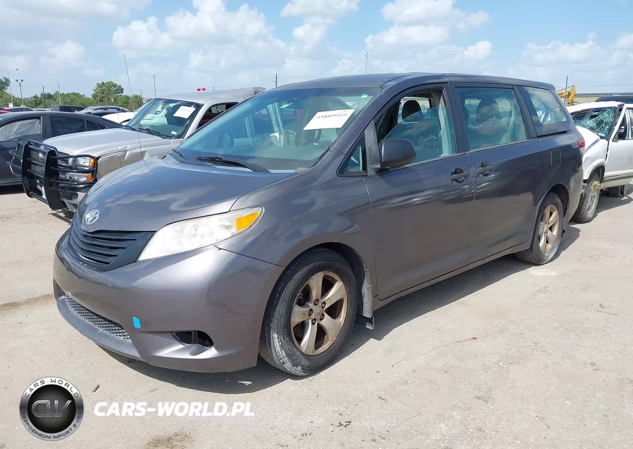 2013 Toyota Sienna L V6 7 Passenger VIN:5TDZK3DC1DS296852 - 2