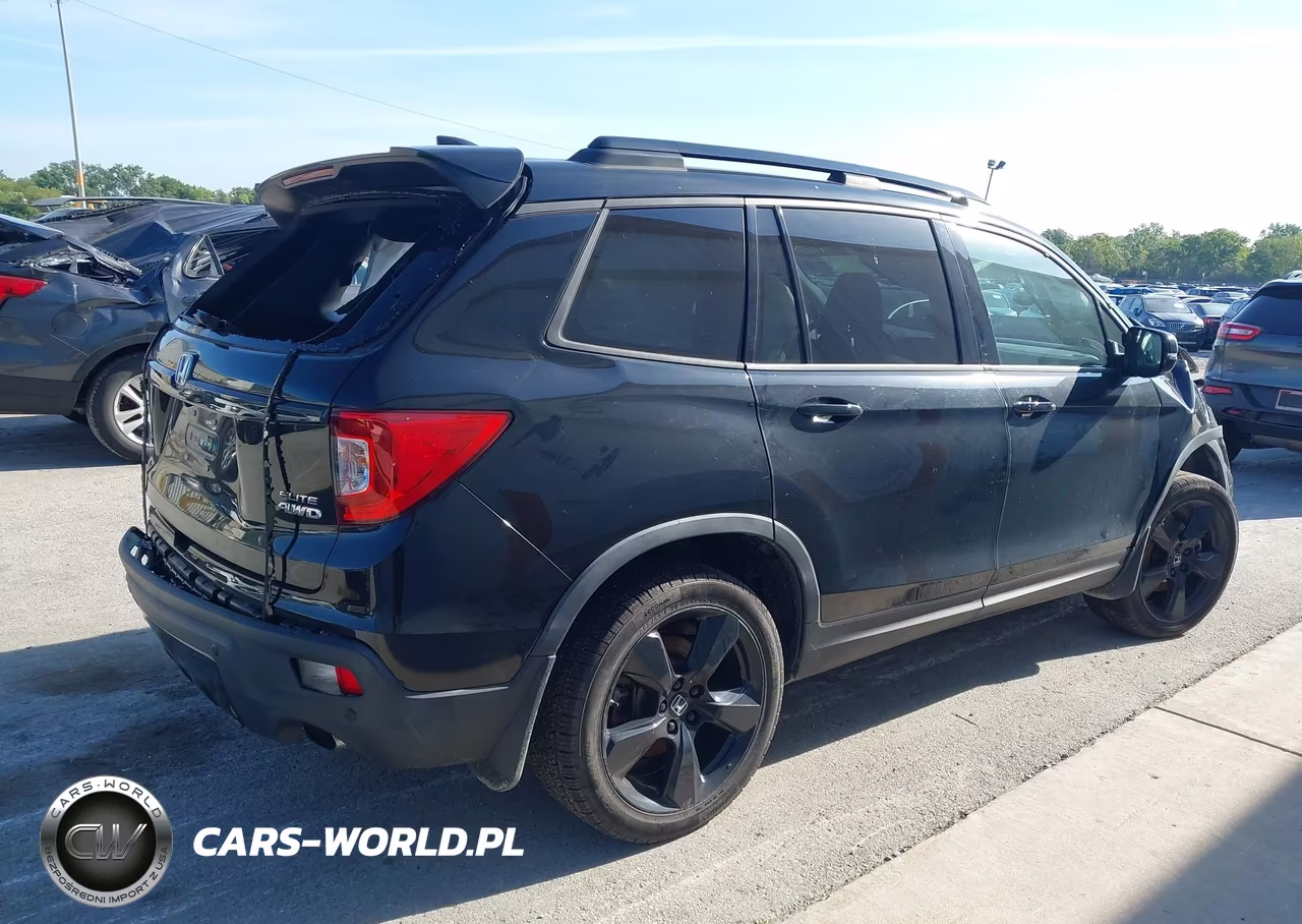 2021 Honda Passport Awd Elite VIN:5FNYF8H08MB028060 - 4