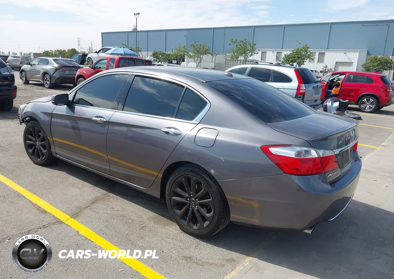 2014 Honda Accord Ex-L V-6 VIN:1HGCR3F83EA034275 - 3