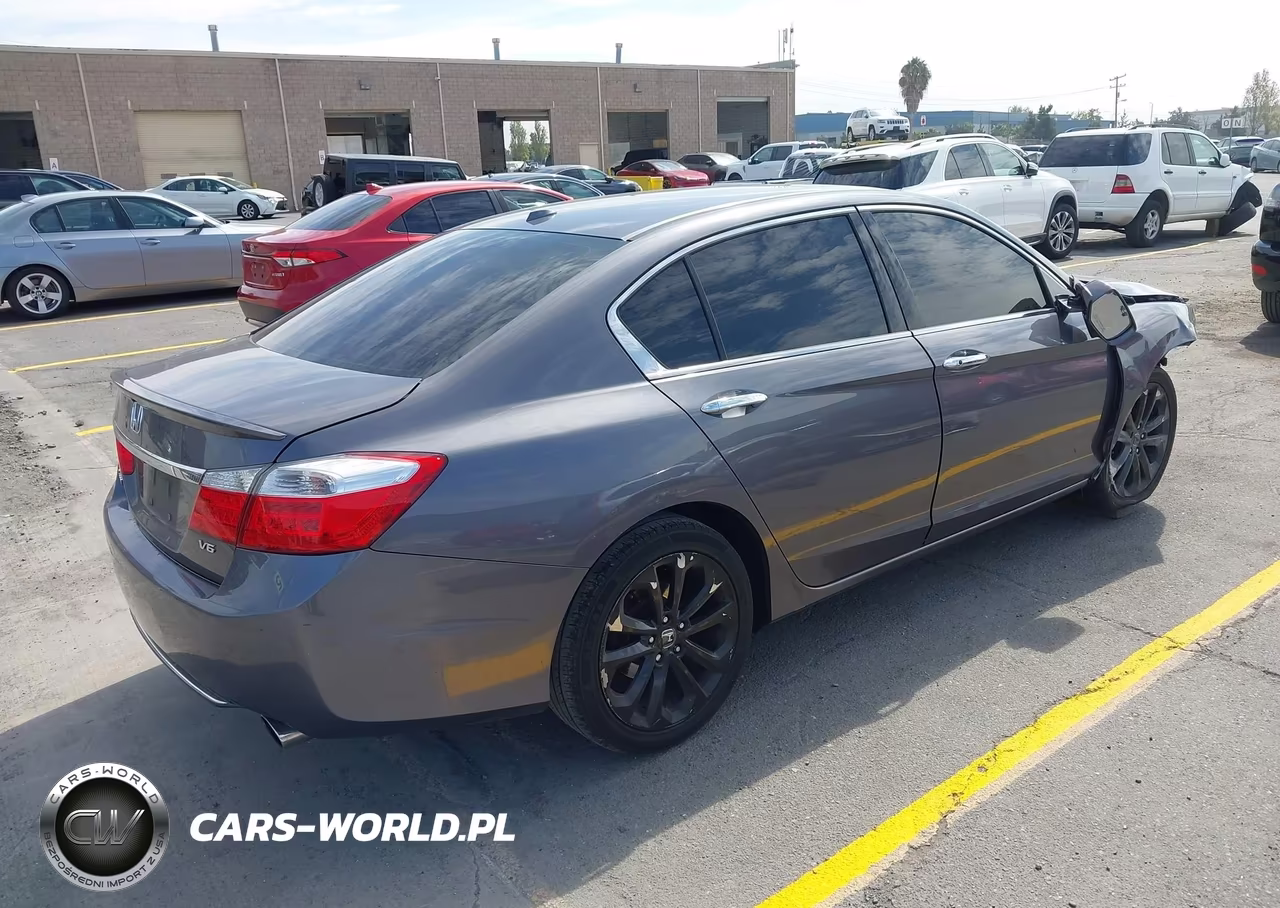 2014 Honda Accord Ex-L V-6 VIN:1HGCR3F83EA034275 - 4