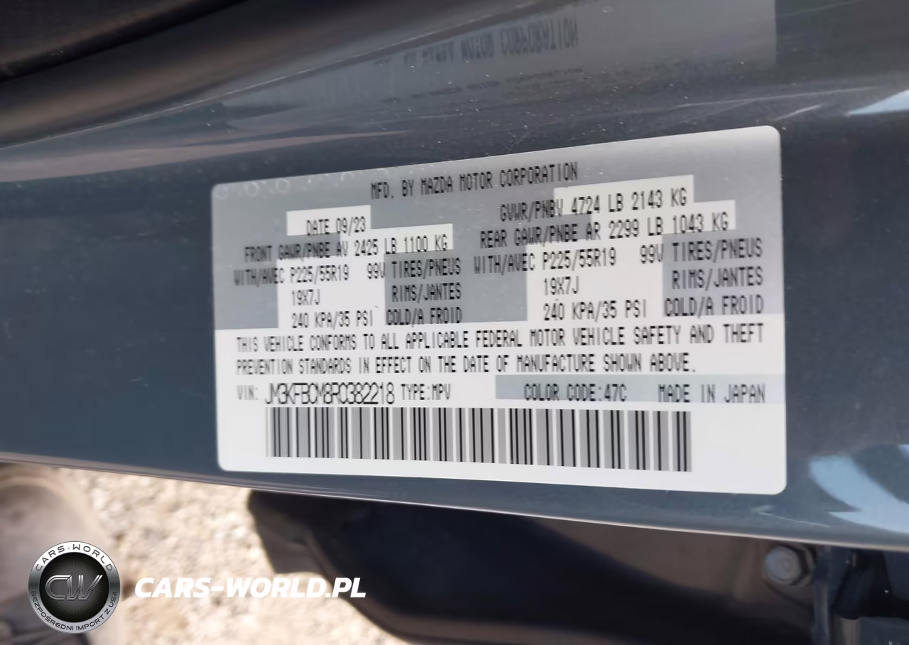 2024 Mazda Cx-5 2.5 S Carbon Edition VIN:JM3KFBCM8R0382218 - 9